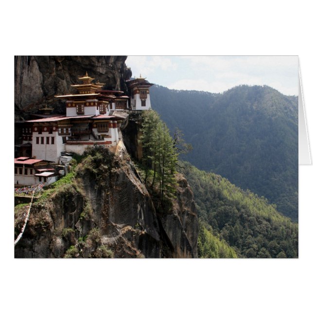 paro taktsang uitzicht (Voorkant Horizontaal)