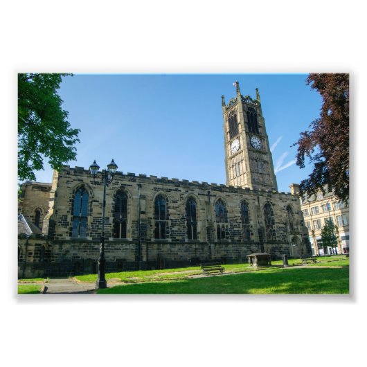 Parochiekerk St Peter, Huddersfield Foto Afdruk (Voorkant)