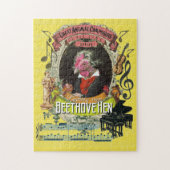 Parodie van Beethoven van de Componist van Legpuzzel (Verticaal)