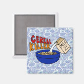 Parody Cereal Killer Breakfast Food Humor Magneet (Voorkant / Achterkant)