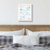 Parody jay stil bob grappig baby canvas afdruk (Insitu (Slaapkamer))