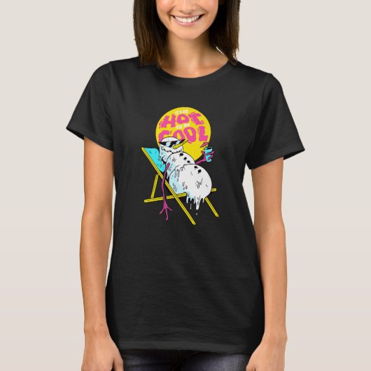 Parody Melting Snowman T-shirt (Voorkant)
