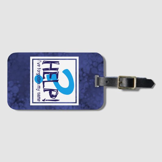 Parody Monogram Bagagelabel (Voorkant (horizontaal))