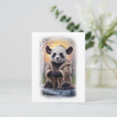 Parody Movie Design on a White Feestdagenkaart (Staand voorkant)