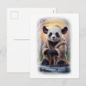 Parody Movie Design on a White Feestdagenkaart (Voorkant / Achterkant)