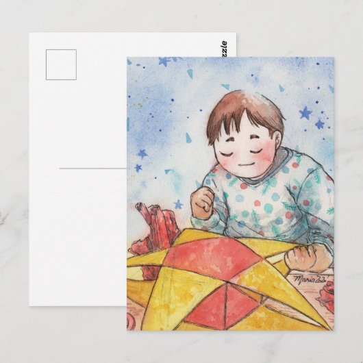 Parol/ Star- DNM Briefkaarten (Voorkant / Achterkant)