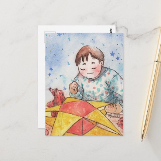 Parol/ Star- DNM Briefkaarten (Voorkant / Achterkant in situ)