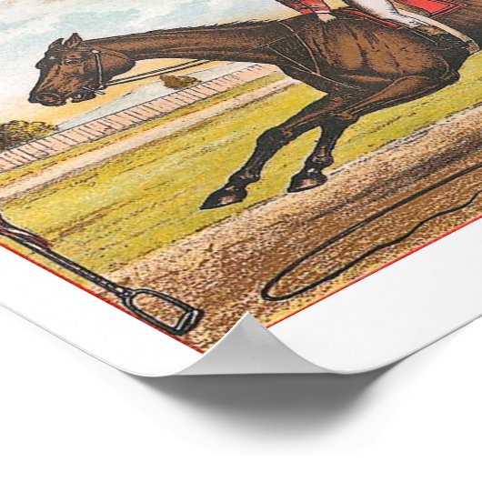 Parole -Amerikaans paard Poster (Hoek)