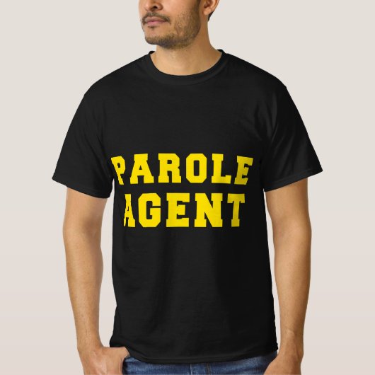 Parole Probation Officer Pocket Gift T-shirt (Voorkant)