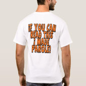 Parole T-shirt (Achterkant)