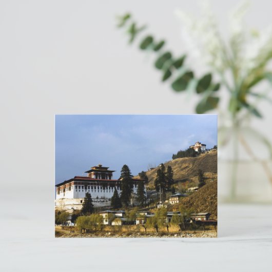 Paro's Dzong Briefkaart (Staand voorkant)