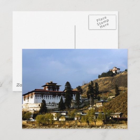 Paro's Dzong Briefkaart (Voorkant / Achterkant)