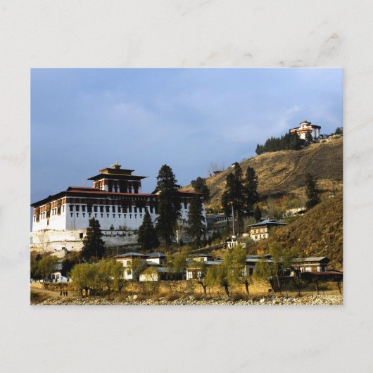 Paro's Dzong Briefkaart (Voorkant)