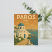 Paros Greece Dreamy Briefkaart (Staand voorkant)