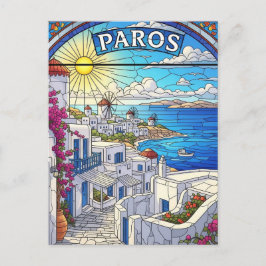 Paros Greece Islands Travel   Briefkaart