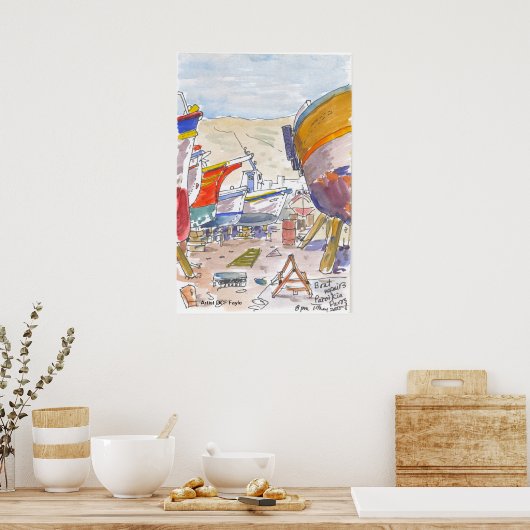 Paros Greece Poster (Keuken)