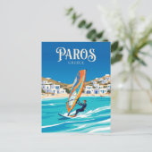 Paros Griekenland Briefkaart (Staand voorkant)