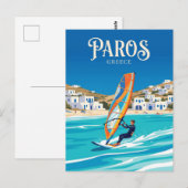 Paros Griekenland Briefkaart (Voorkant / Achterkant)