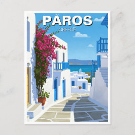 Paros Griekenland Eiland Reizen Briefkaart