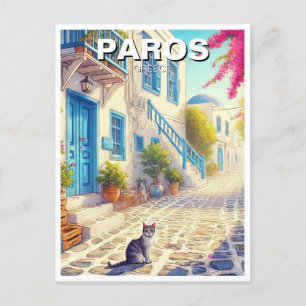 Paros Griekenland Eilanden Reiskat Briefkaart