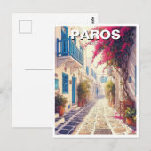 Paros Griekenland Eilanden Reizen Briefkaart (Voorkant / Achterkant)