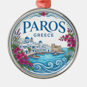 Paros Griekenland Metalen Ornament