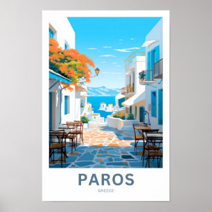 Paros Griekenland Reisprint Poster