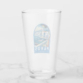 Paros Griekenland Reizen Kunst Vintage Glas (Achterkant)