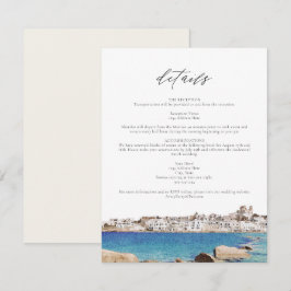 PAROS GRIEKENLAND Skyline Travel Wedding Details K Kaart