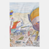 Paros Griekenland Theedoek (Verticaal)