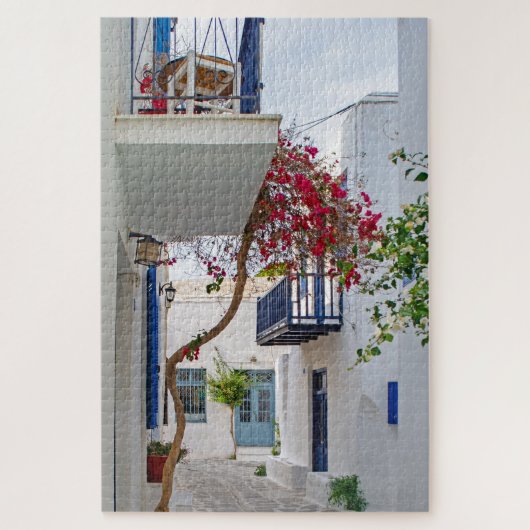 Paros Parikia Zomer Steeg Legpuzzel (Verticaal)