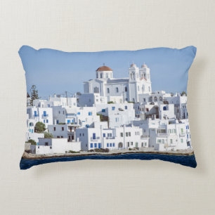 Paros Village Naoussa Island Uitzicht Accent Kussen