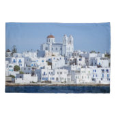 Paros Village Naoussa Island Uitzicht Kussensloop (Achterkant)