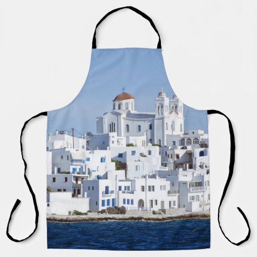Paros Village Naoussa Island Uitzicht Schort (Voorkant)