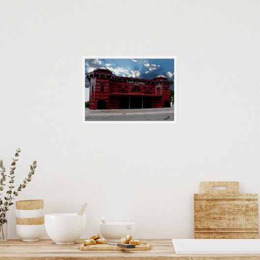 Parque de Bombas de Ponce Poster (Keuken)