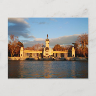 Parque de El Retiro, Madrid, Spanje Briefkaart