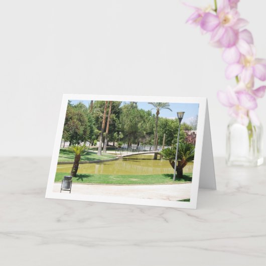 Parque de la Bombilla, Lliria, Valencia, Spaans Kaart (Orchidee)