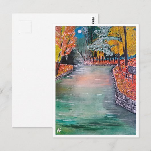 Parque de San Vicente Schilderij van Alfred Fox Briefkaart (Voorkant / Achterkant)