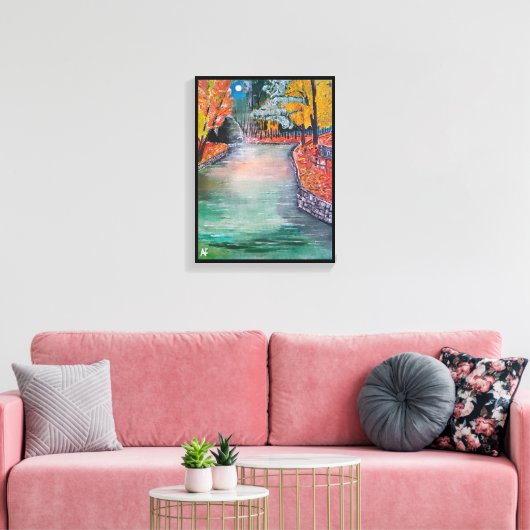 Parque de San Vicente Schilderij van Alfred Fox Canvas Afdruk (Insitu (Woonkamer))