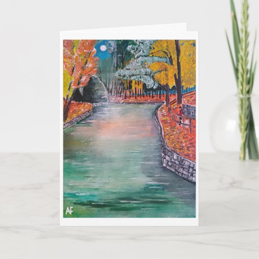 Parque de San Vicente Schilderij van Alfred Fox Kaart (Voorkant)