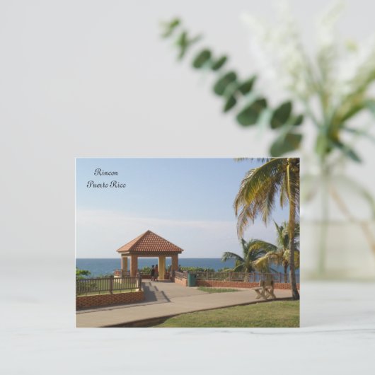 Parque del Faro Rincon Puerto Rico Briefkaart (Staand voorkant)