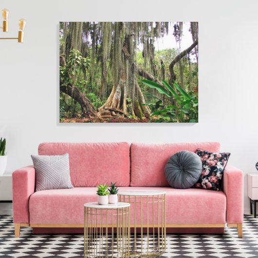 Parque El Gallineral in San Gil Canvas Afdruk (Insitu (Woonkamer))