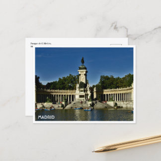 Parque El Retiro, Madrid Briefkaart