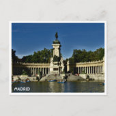 Parque El Retiro, Madrid Briefkaart (Voorkant)
