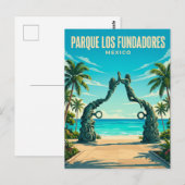 Parque Los Fundadores Mexico Briefkaart (Voorkant / Achterkant)