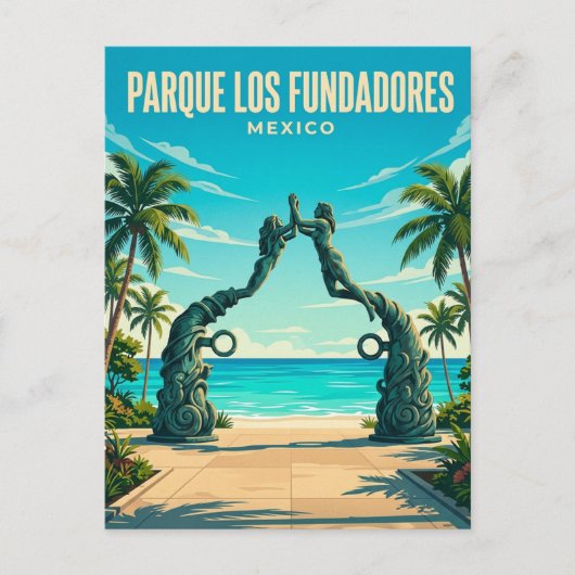 Parque Los Fundadores Mexico Briefkaart (Voorkant)
