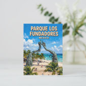 Parque Los Fundadores Mexico Briefkaart (Staand voorkant)