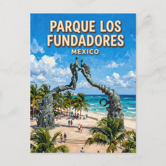 Parque Los Fundadores Mexico Briefkaart (Voorkant)