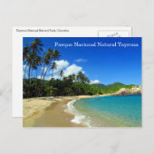 parque nacional natural tayrona briefkaart (Voorkant / Achterkant)