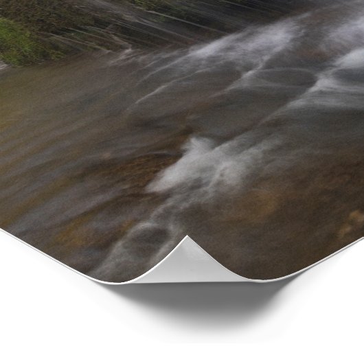Parque Natural del Monasterio - Waterfall Poster (Hoek)